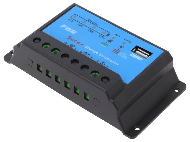 Regulator de încărcare solară PWM SOL-10 A